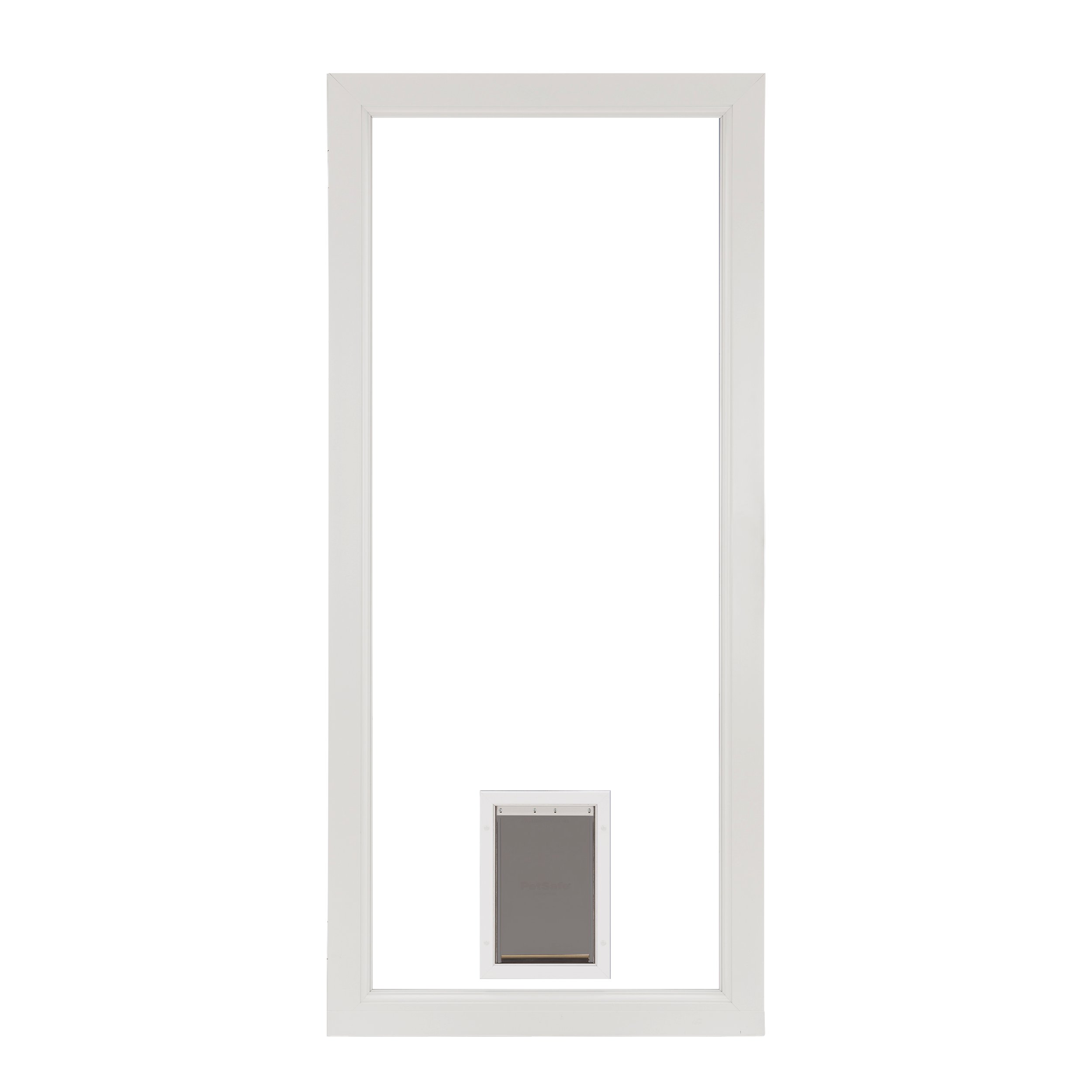 149PV Elegant Pet Door Storm Door WHITE32x81 (Handle Not Included