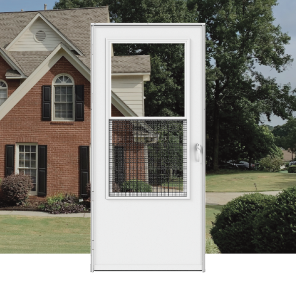 298-SS Life-Core Composite Surface Single-Vent Larson Storm Door - 298-SS