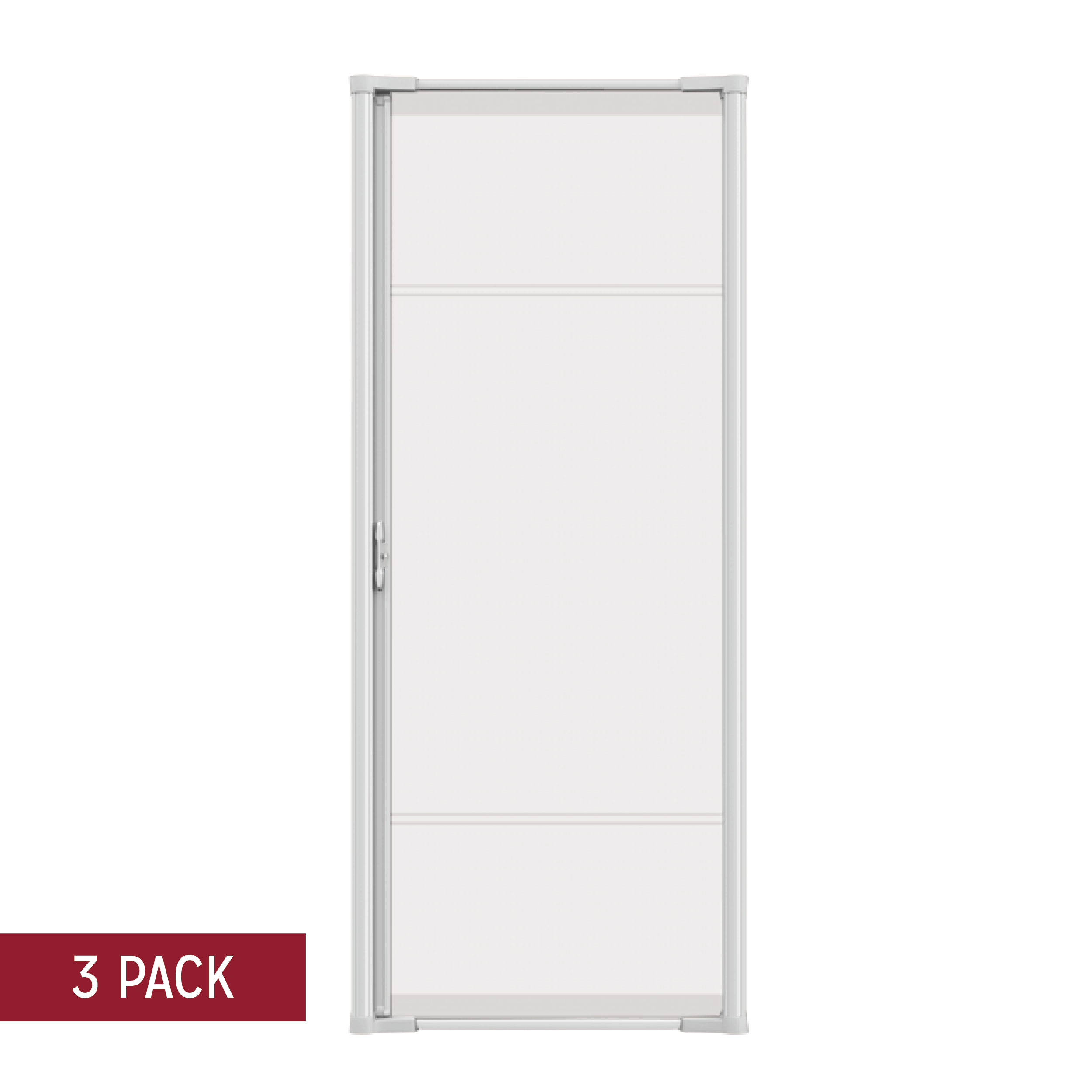 Brisa Retractable Screens 36X78 White Single Door 3PK - BRISA 7771-78 WH